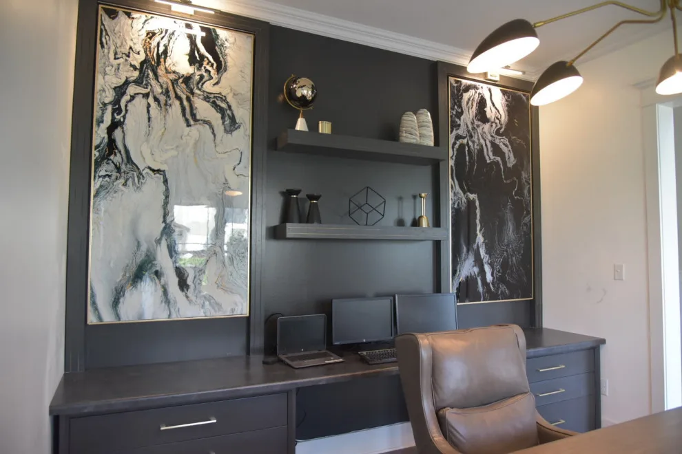 Male-Oriented Home Workspace by Manisha Designs LLC - Photo 7