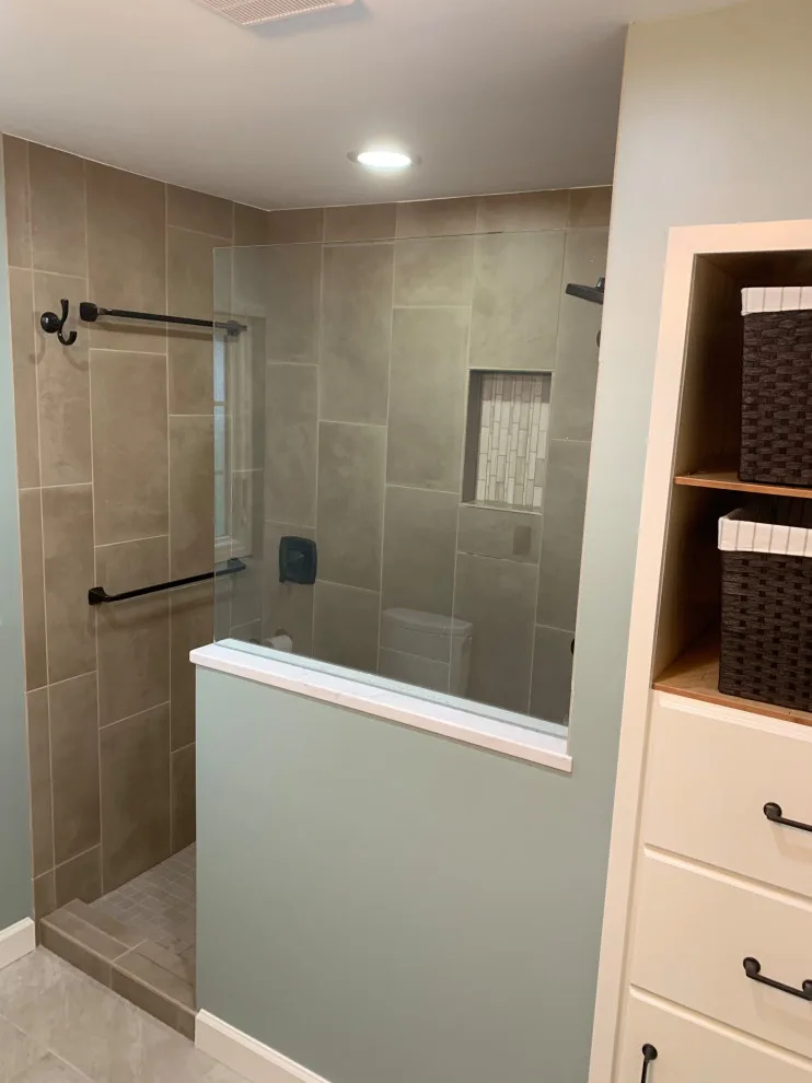 Crafty Spa Bathroom Retreat by Becca Robbins Interior Design - Photo 9