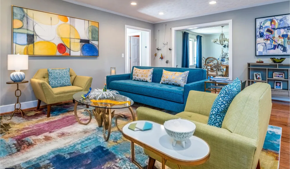 Mid-Century Modern Living Room Renovation by Tipp Interiors - Photo 2