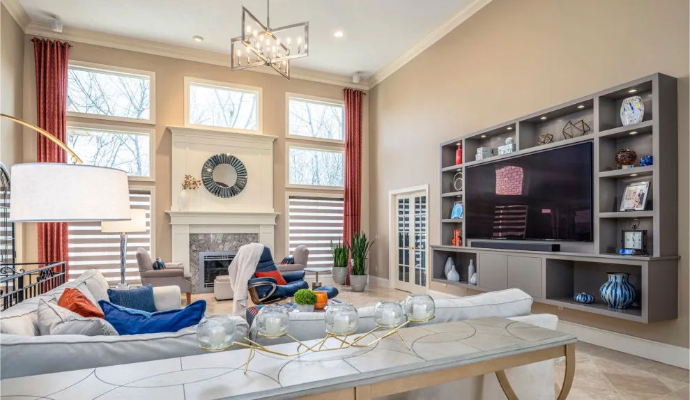 Vibrant Living and Dining Room Renovation by Tipp Interiors - Photo 2