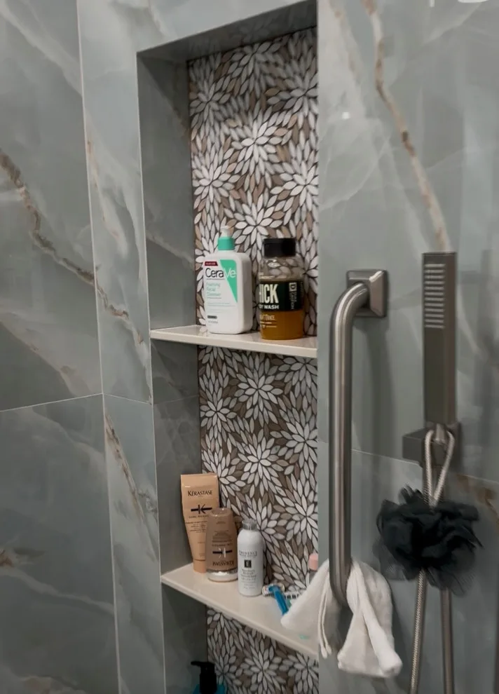 Accessible master bathroom with underfloor heating by Amy's Paint And Remodeling Solutions - Photo 4