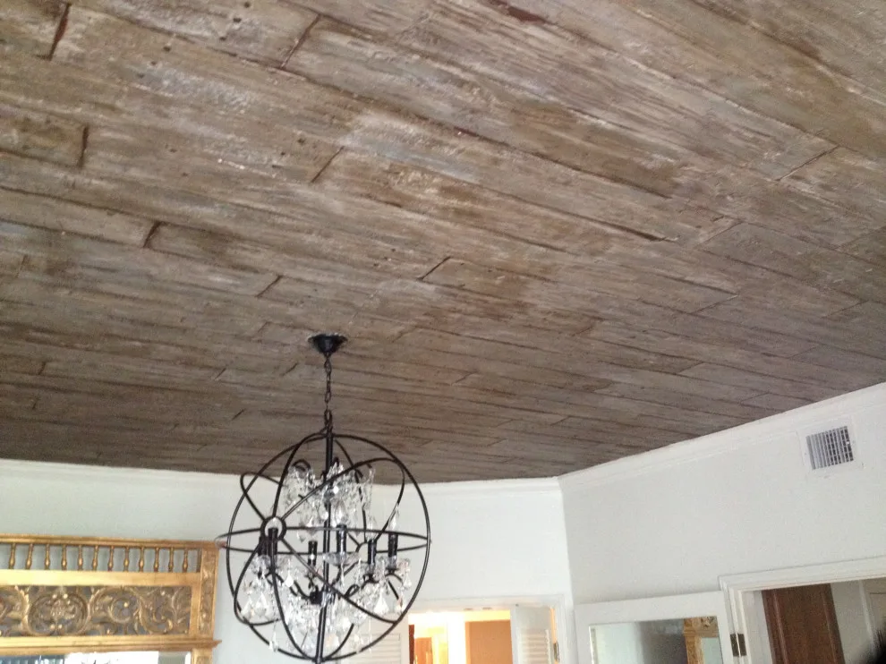 Imitation wood ceiling by Amy's Paint And Remodeling Solutions - Photo 2