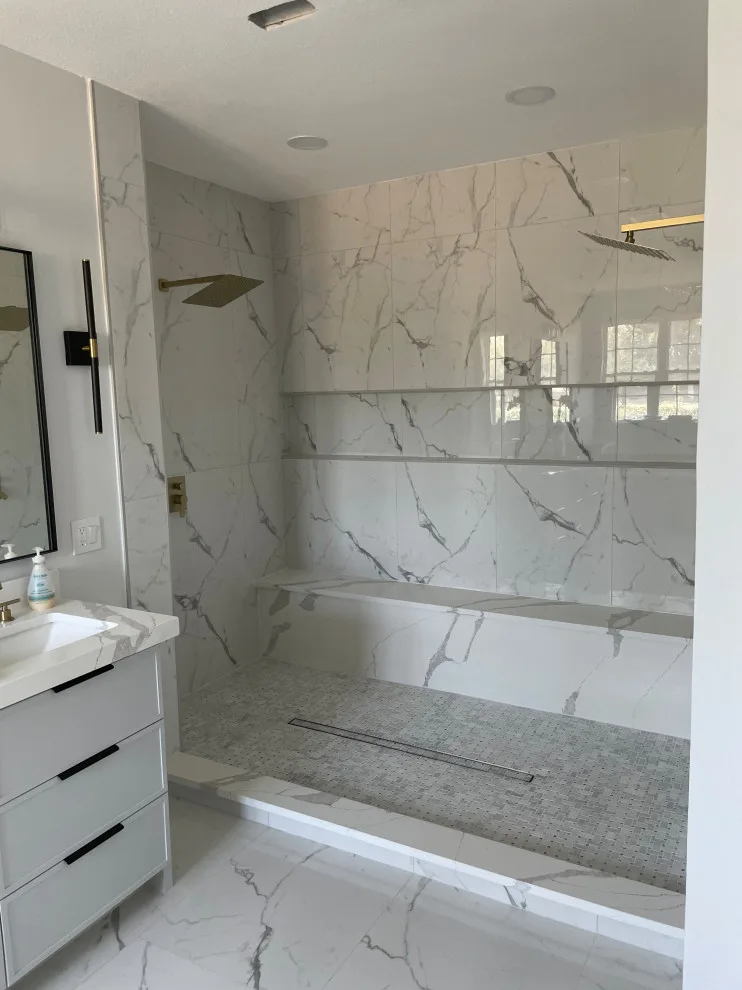 Expansive Dual Master Bathroom by Amy's Paint And Remodeling Solutions - Photo 7