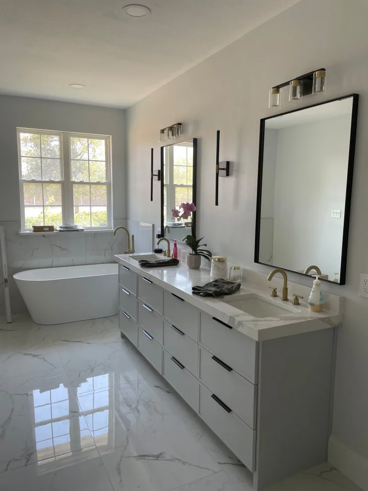 Expansive Dual Master Bathroom by Amy's Paint And Remodeling Solutions - Photo 3