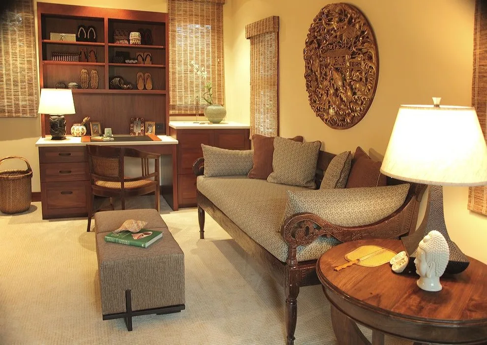 Asian Fusion Island Home by Fine Design Interiors, Inc. - Photo 3
