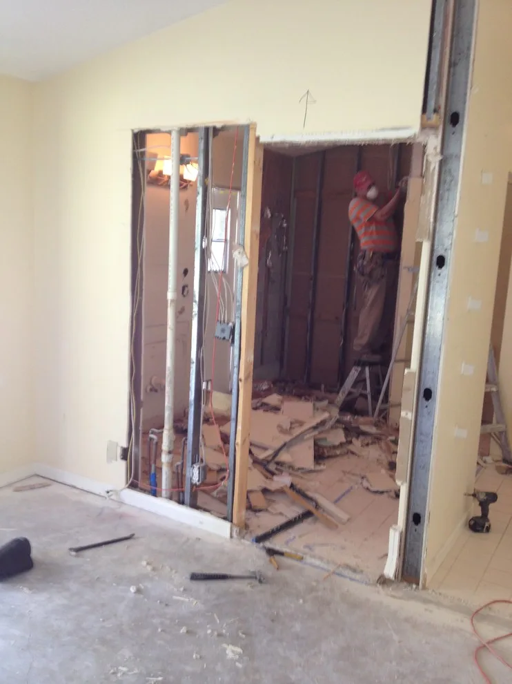 Jupiter, Florida Bathroom Remodel - Using Vertical Lines to Enhance a Compact Area by Southeast Interior Design, Inc. - Photo 8