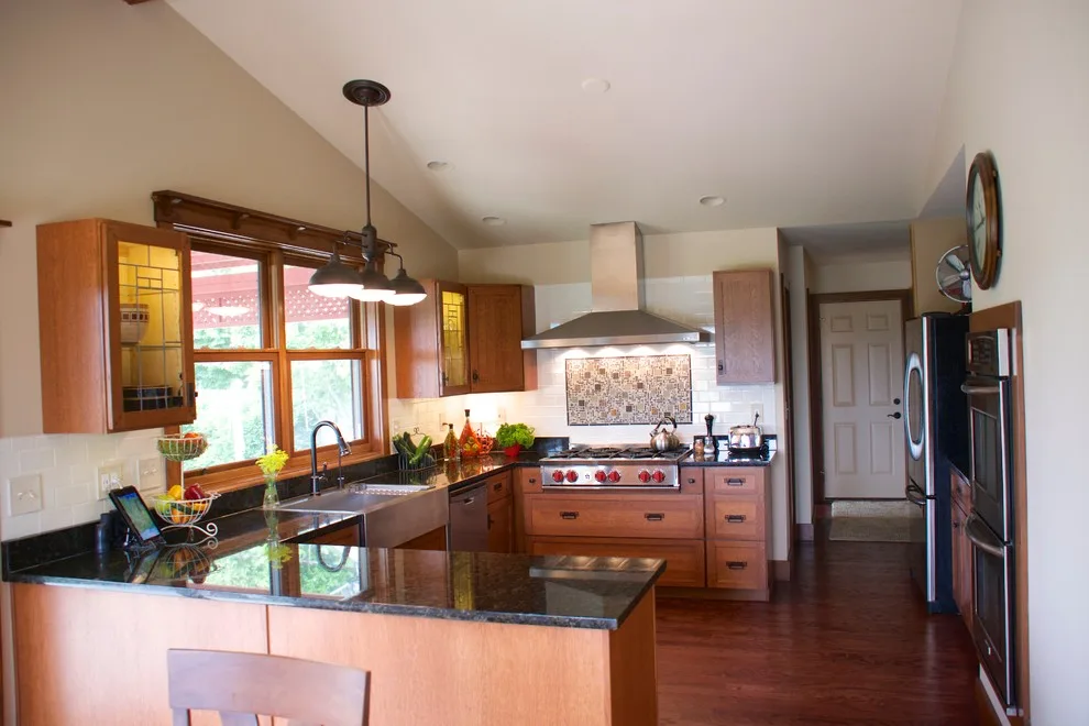 Sycamore Residence Industrial Craftsman Kitchen by Genre Interiors - Photo 5