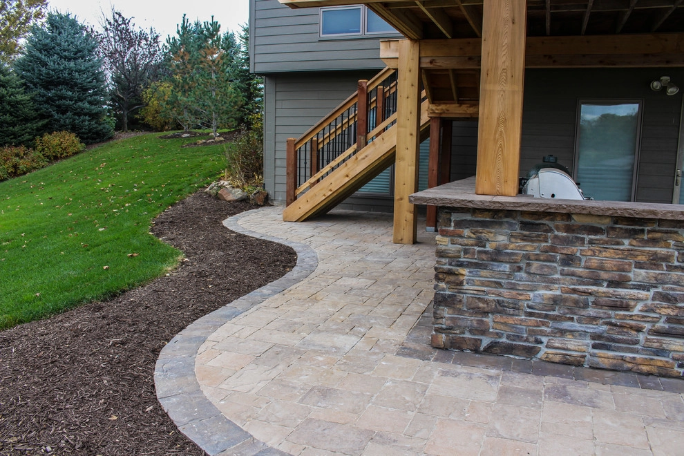 Picturesque Outdoor Kitchen and Patio by Groundscapes, Inc. - Photo 15