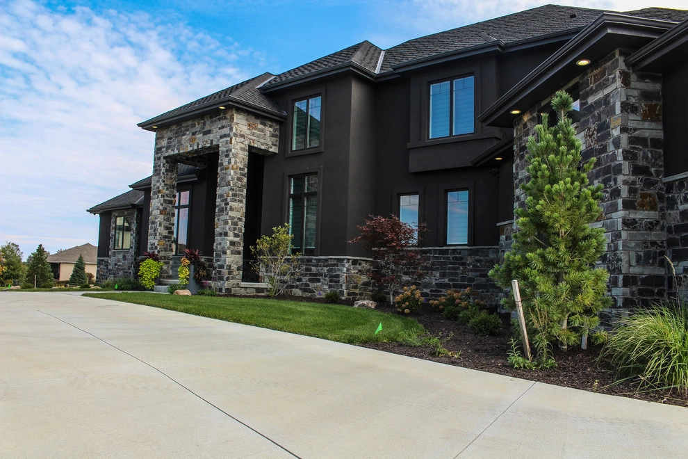 Towering Home Landscape With Perfect Lawn by Groundscapes, Inc. - Photo 11