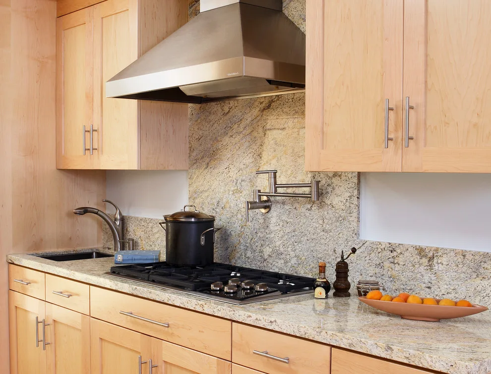 Modern kitchen featuring green cabinets by Sustainable Home - Photo 2