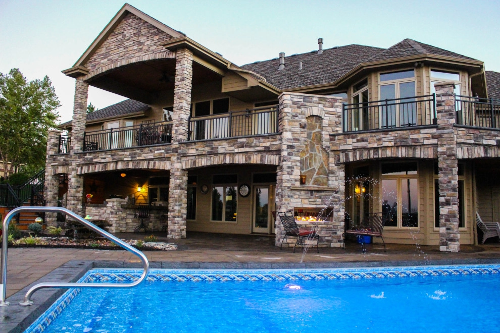 Astounding Home Environment With Complete Patio, Fire Pit, and Swimming Pool by Groundscapes, Inc. - Photo 13
