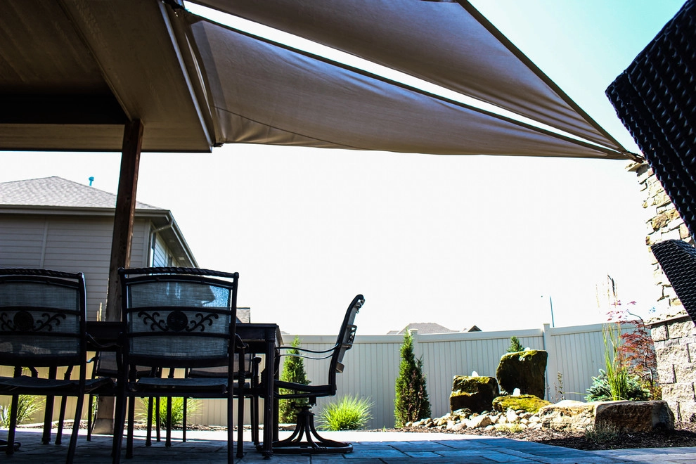Welcoming Sheltered Summer Patio by Groundscapes, Inc. - Photo 9