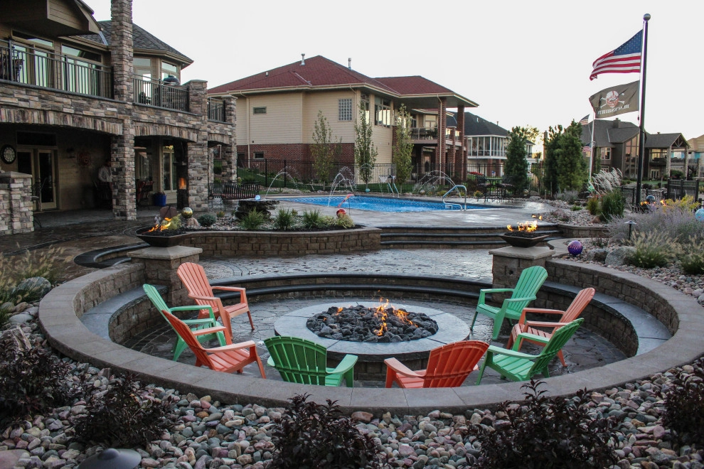 Astounding Home Environment With Complete Patio, Fire Pit, and Swimming Pool by Groundscapes, Inc. - Photo 19