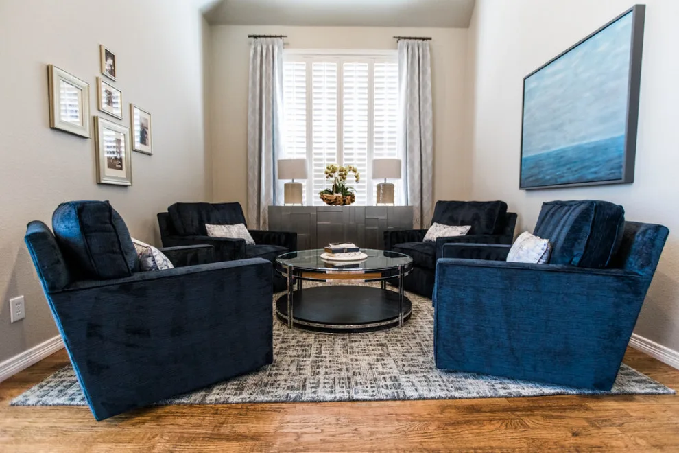Living Room Reimagined by Just The Thing Decorating, Staging, And Windows - Photo 15