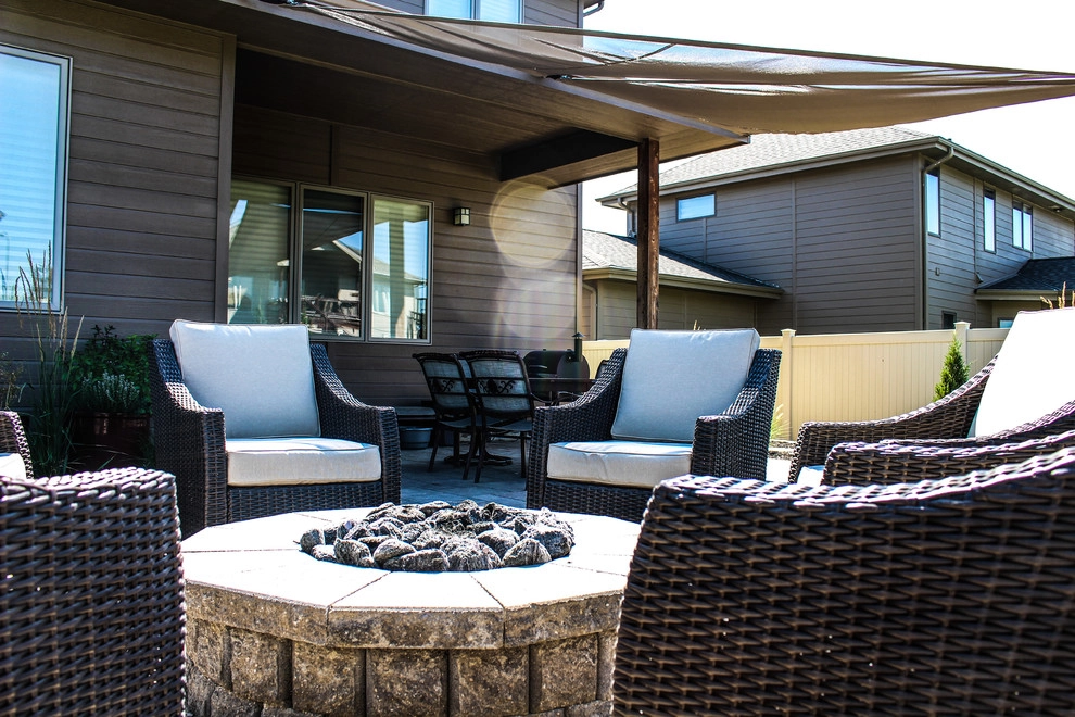 Welcoming Sheltered Summer Patio by Groundscapes, Inc. - Photo 17