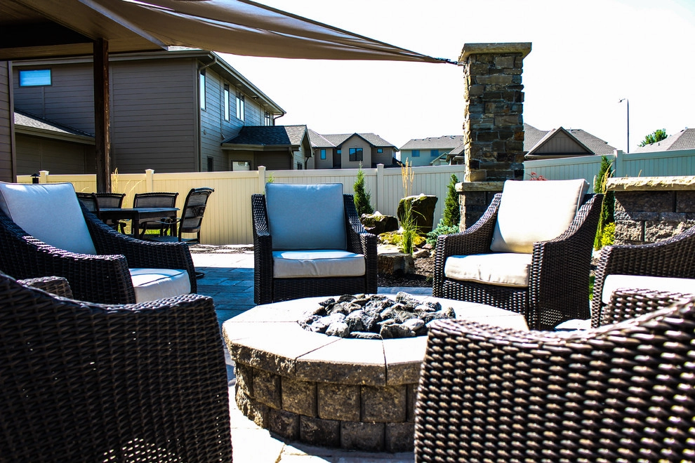 Welcoming Sheltered Summer Patio by Groundscapes, Inc. - Photo 14