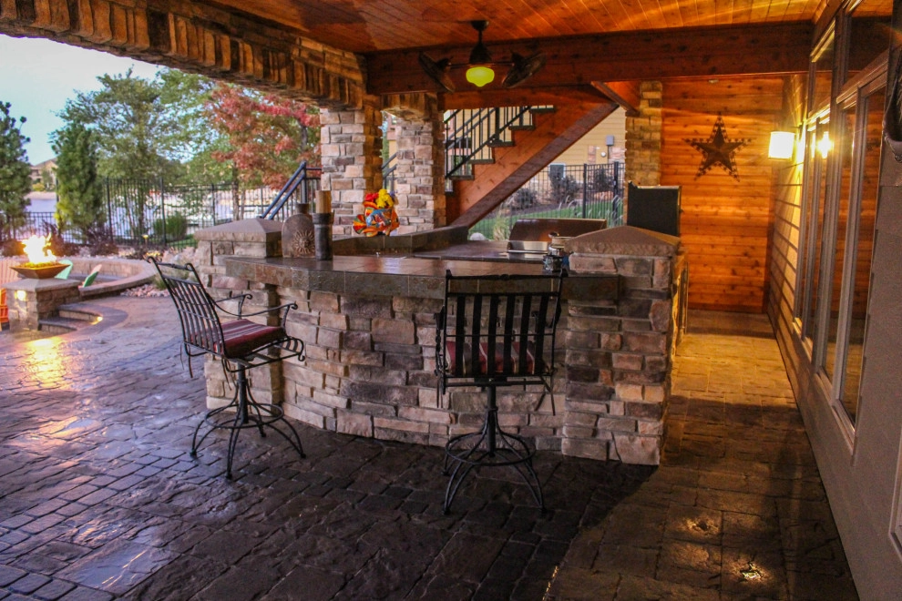 Astounding Home Environment With Complete Patio, Fire Pit, and Swimming Pool by Groundscapes, Inc. - Photo 14