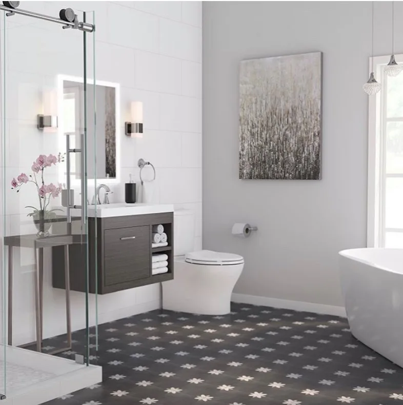 Lowe's Bathroom Remodeling Inspiration by DLT Interiors-Debbie Travin - Photo 3