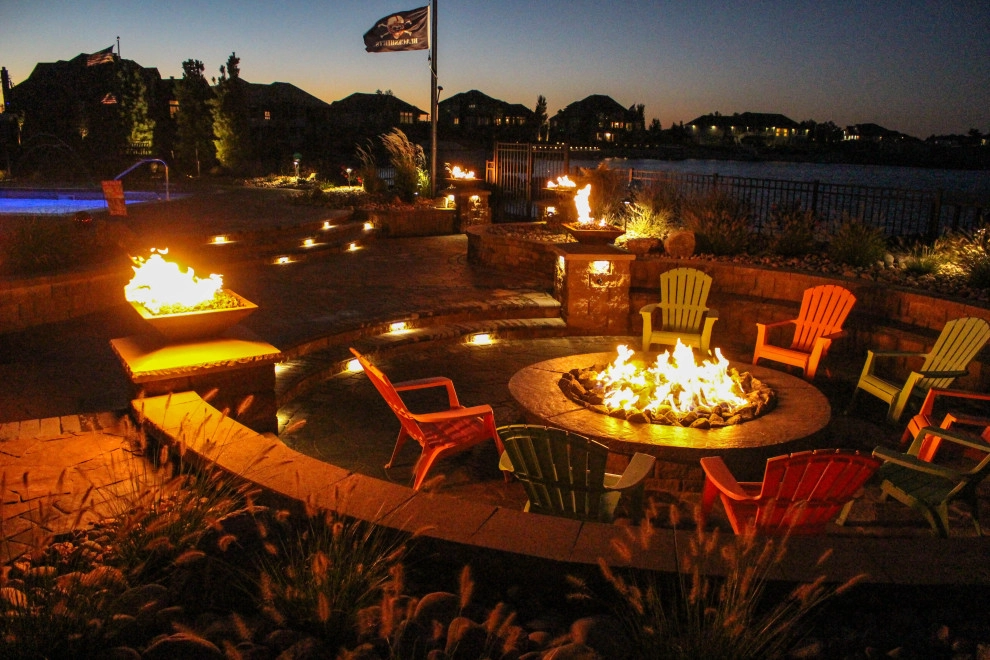 Astounding Home Environment With Complete Patio, Fire Pit, and Swimming Pool by Groundscapes, Inc. - Photo 23