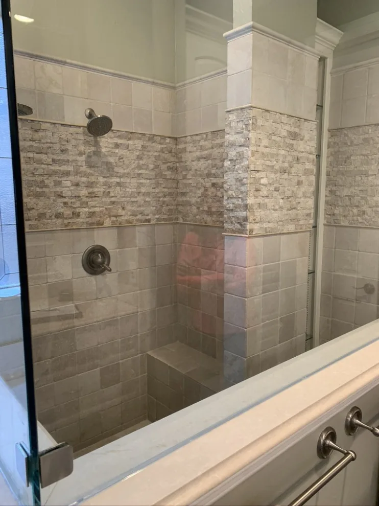 Opulent Master Bathroom by Just The Thing Decorating, Staging, And Windows - Photo 9
