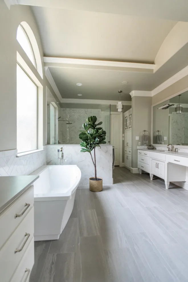 Opulent Master Bathroom by Just The Thing Decorating, Staging, And Windows - Photo 2