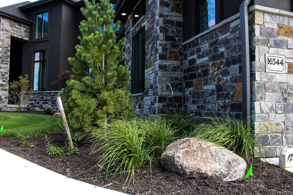 Towering Home Landscape With Perfect Lawn by Groundscapes, Inc. - Photo 16