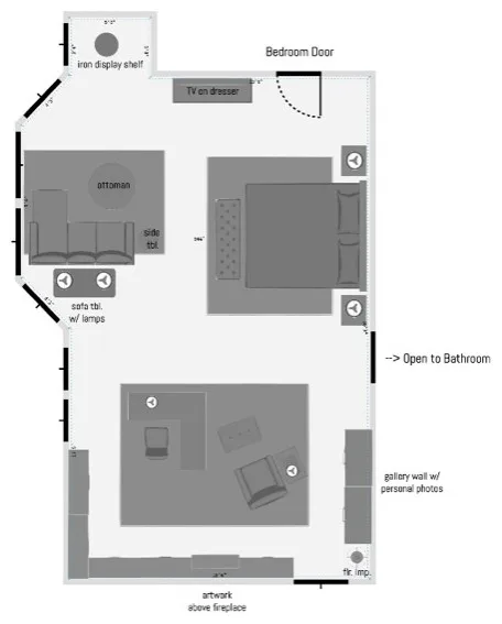 Contemporary Farmhouse Master Bedroom Suite by Interiors By SarahRose - Photo 3
