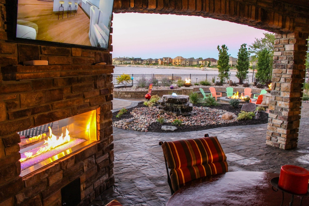 Astounding Home Environment With Complete Patio, Fire Pit, and Swimming Pool by Groundscapes, Inc. - Photo 2