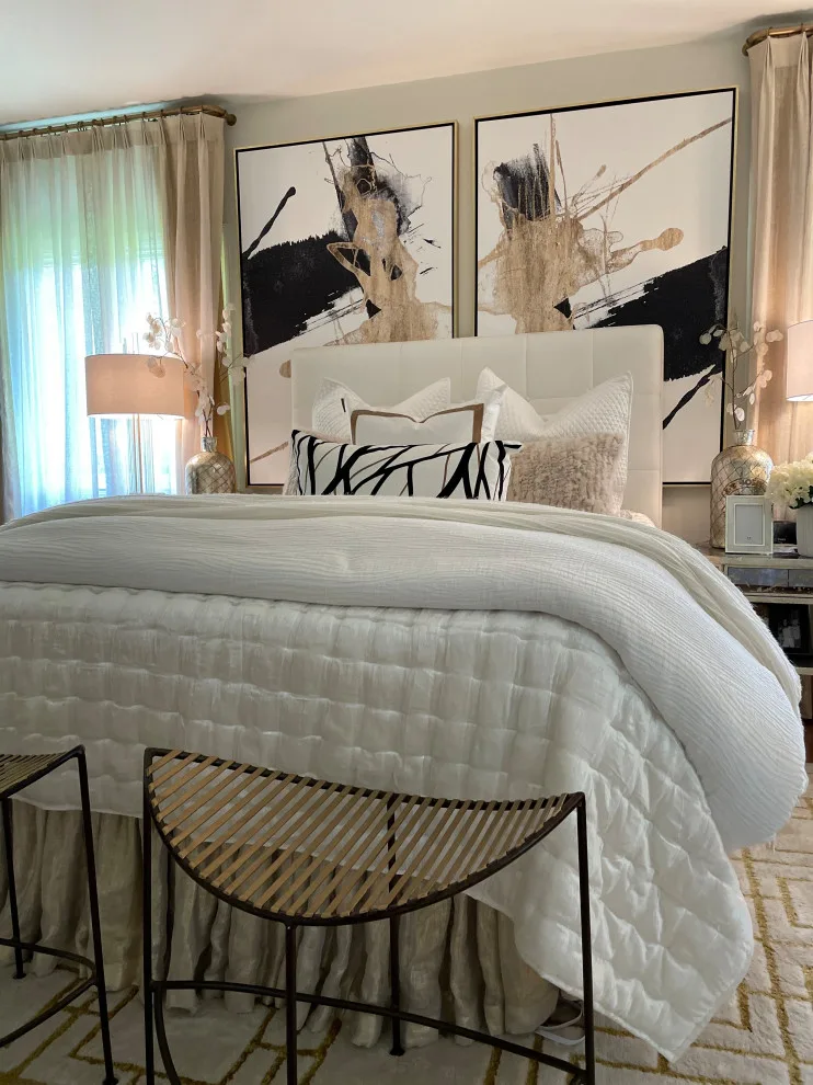 Elegant Master Bedroom Renovation by A. Logan Designs, LLC - Photo 7