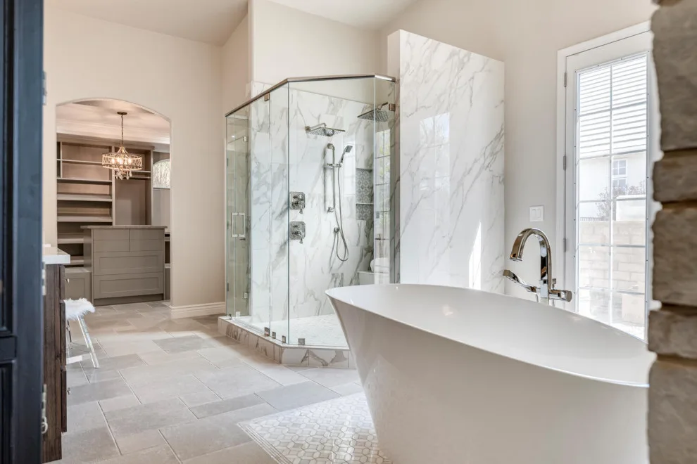 SECLUDED VALLEY PRIMARY BATHROOM & CLOSET by Sarah Blackbern Interiors - Photo 19