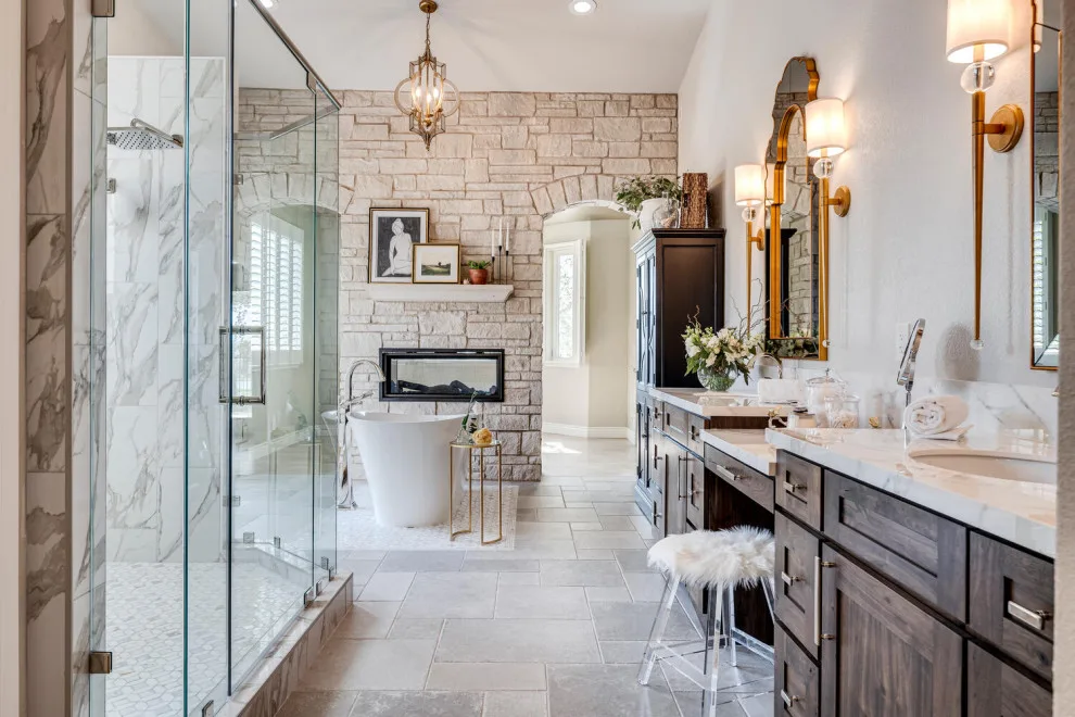 SECLUDED VALLEY PRIMARY BATHROOM & CLOSET by Sarah Blackbern Interiors - Photo 8