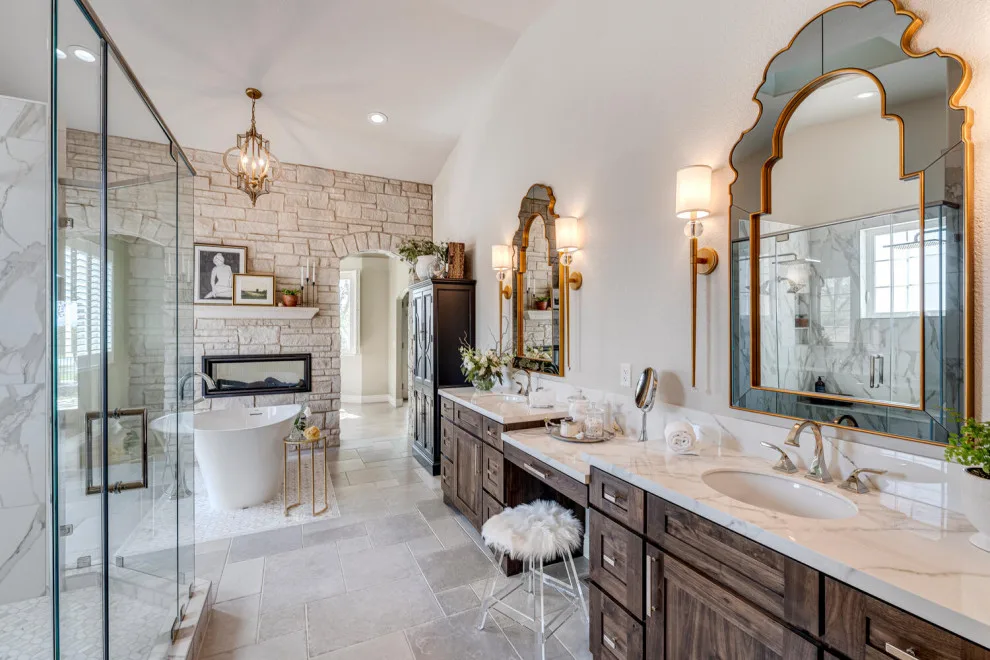 SECLUDED VALLEY PRIMARY BATHROOM & CLOSET by Sarah Blackbern Interiors - Photo 40