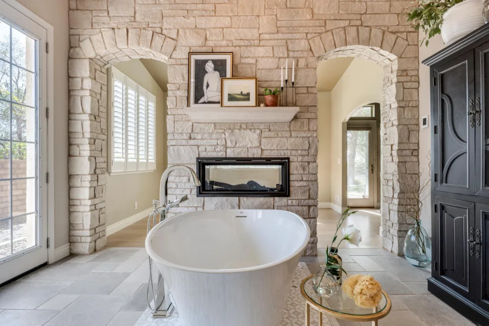 SECLUDED VALLEY PRIMARY BATHROOM & CLOSET by Sarah Blackbern Interiors - Photo 22