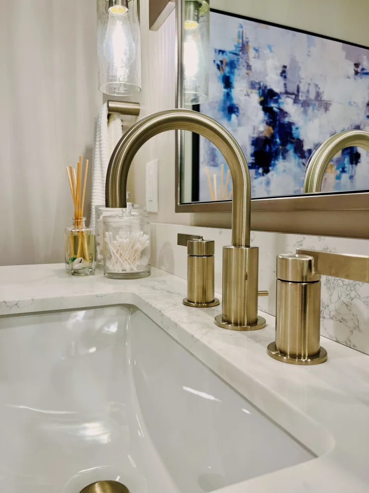 Contemporary Basement Restroom by DesignFive, LLC - Steve Shorthouse - Photo 7
