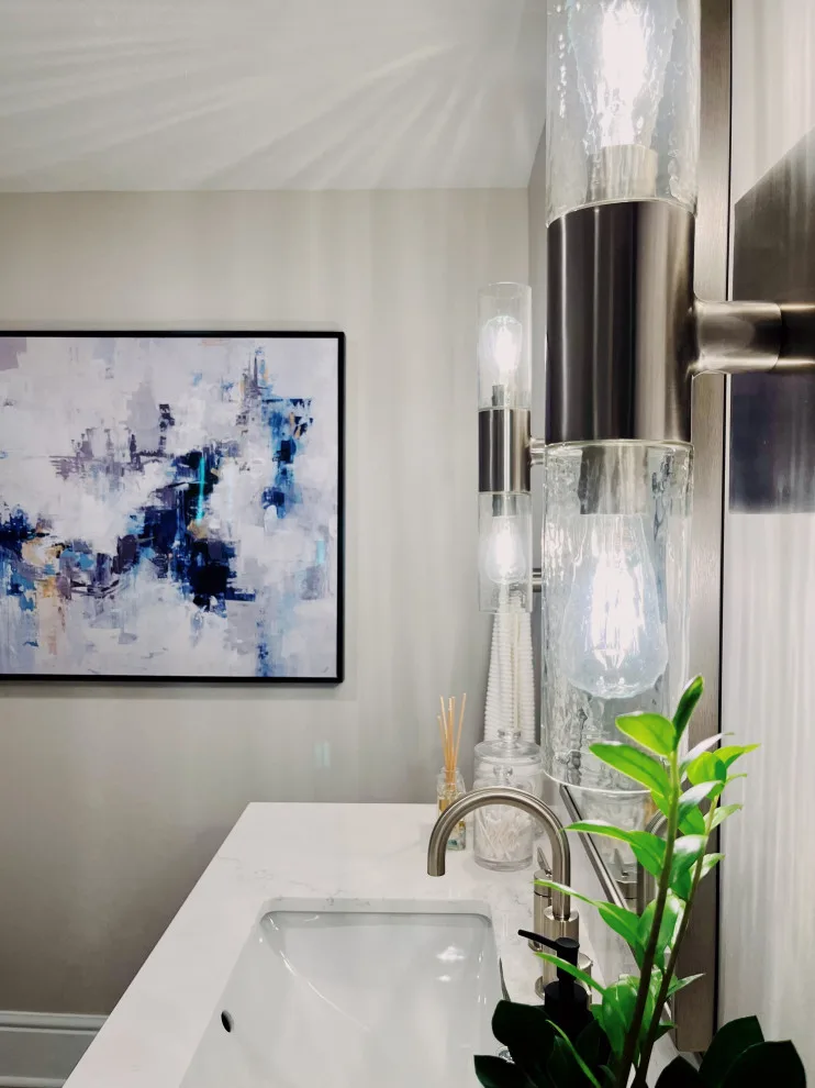 Contemporary Basement Restroom by DesignFive, LLC - Steve Shorthouse - Photo 9