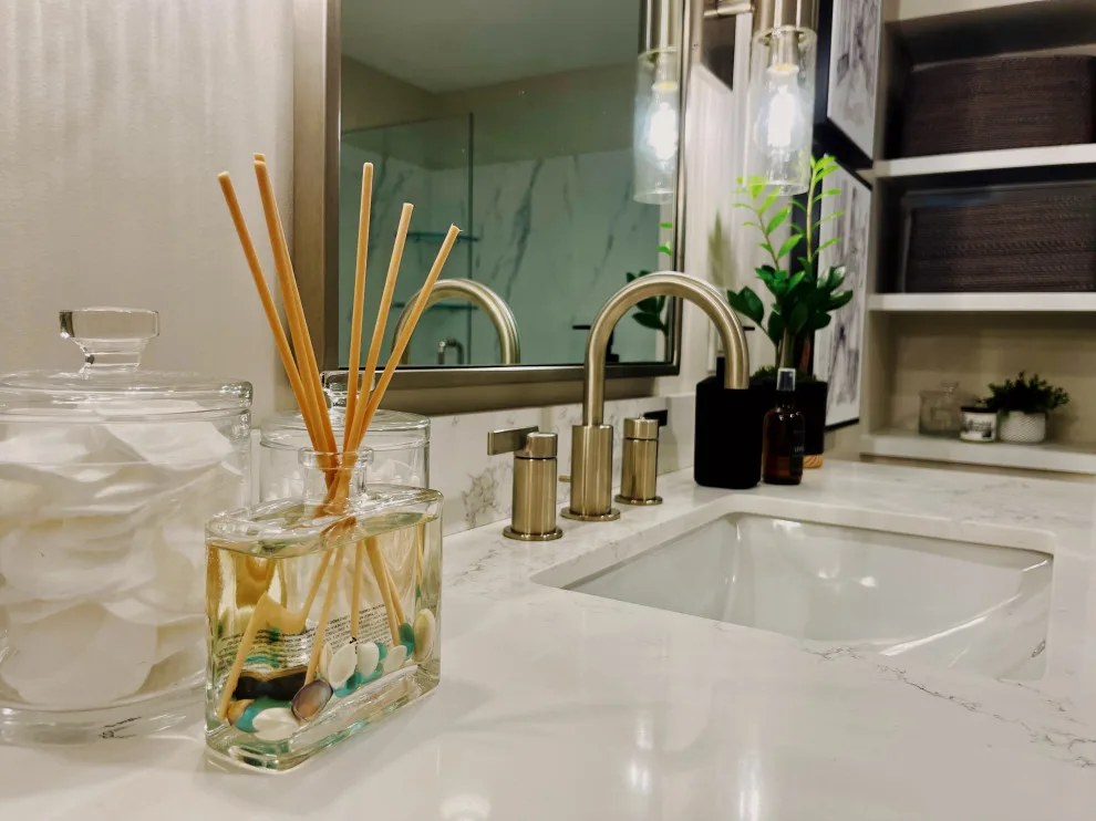 Contemporary Basement Restroom by DesignFive, LLC - Steve Shorthouse - Photo 11