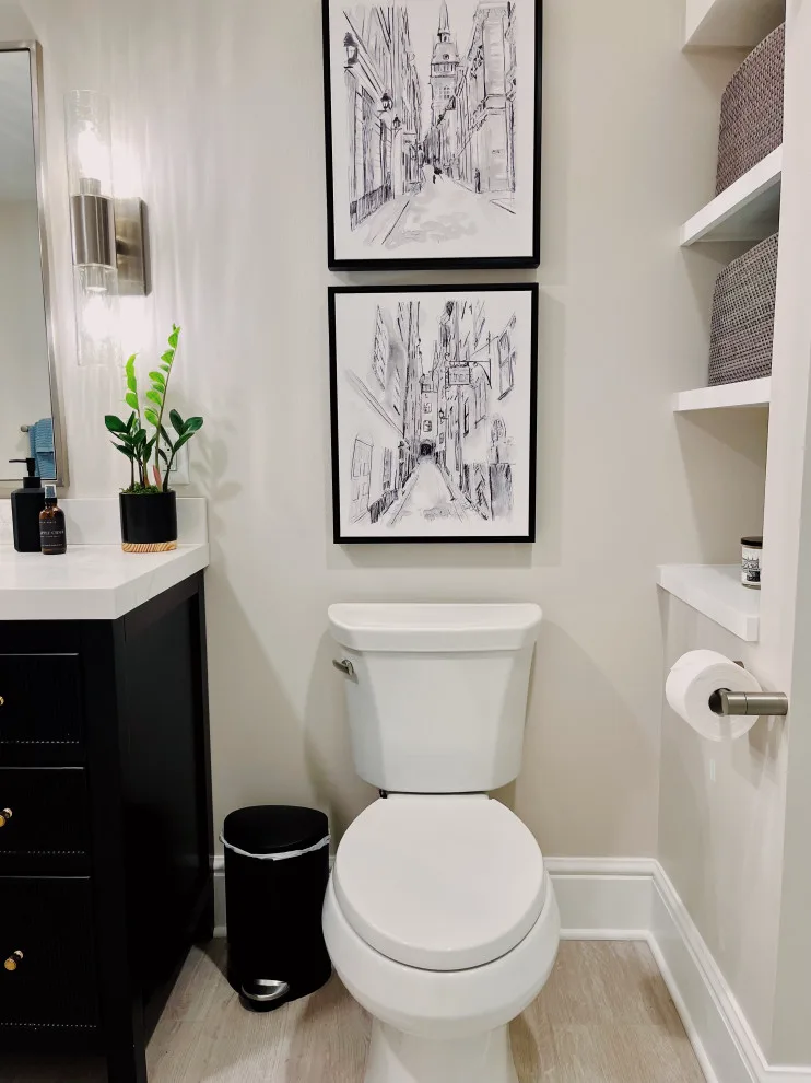 Contemporary Basement Restroom by DesignFive, LLC - Steve Shorthouse - Photo 3