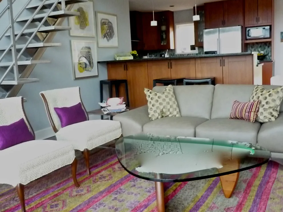 Tega Cay Contemporary Lakeside Home by Rebecca B Interior Design - Photo 3