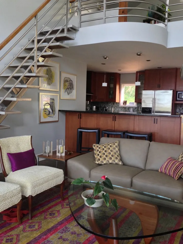 Tega Cay Contemporary Lakeside Home by Rebecca B Interior Design - Photo 4