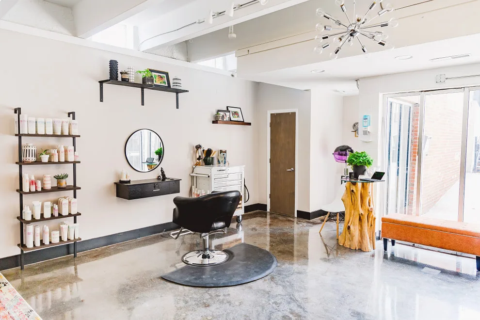 Trendy Salon Environment by The Whitley Co. Interiors - Photo 3