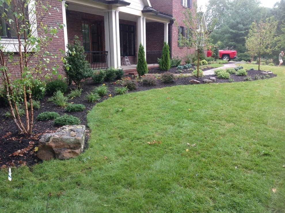 Mulch landscaping by Hackman Lawn & Landscape - Photo 2