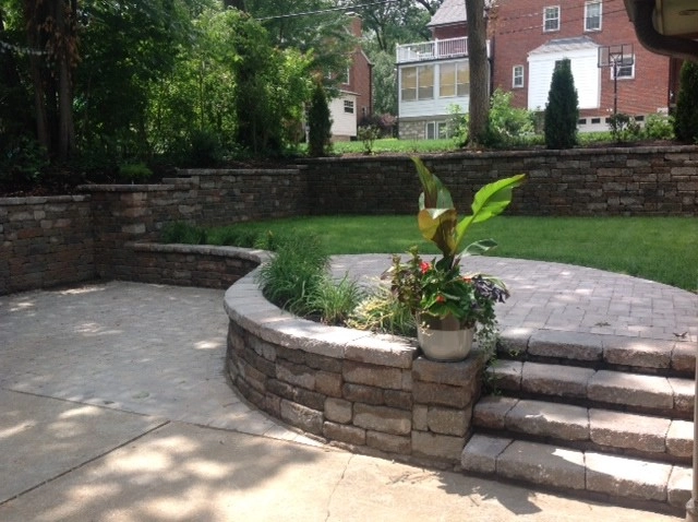 Tie Wall Stone Landscaping Redesign by Hackman Lawn & Landscape - Photo 5