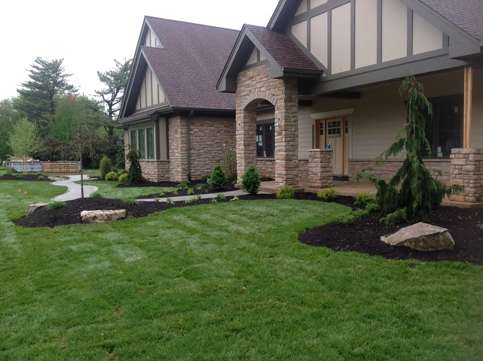 Mulch landscaping by Hackman Lawn & Landscape - Photo 4