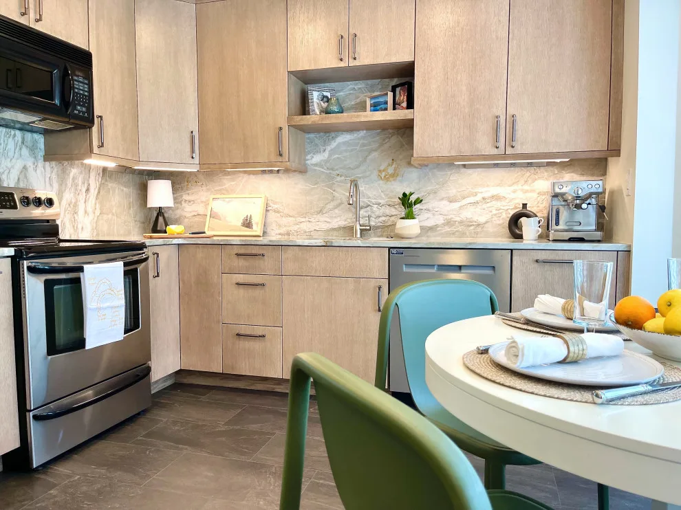 Contemporary Natural Kitchen by DesignFive, LLC - Steve Shorthouse - Photo 3