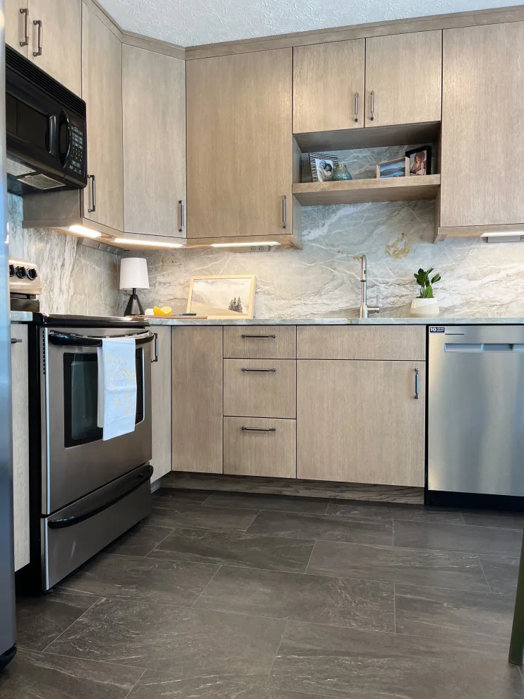Contemporary Natural Kitchen by DesignFive, LLC - Steve Shorthouse - Photo 7