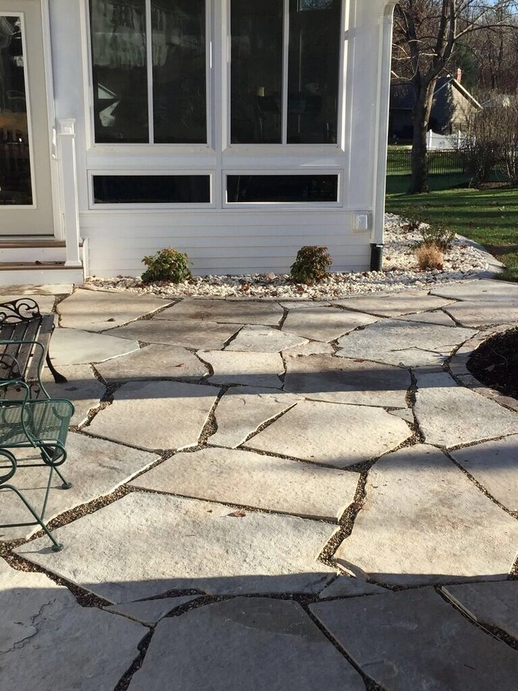 Natural Stone Porch by Hackman Lawn & Landscape - Photo 2