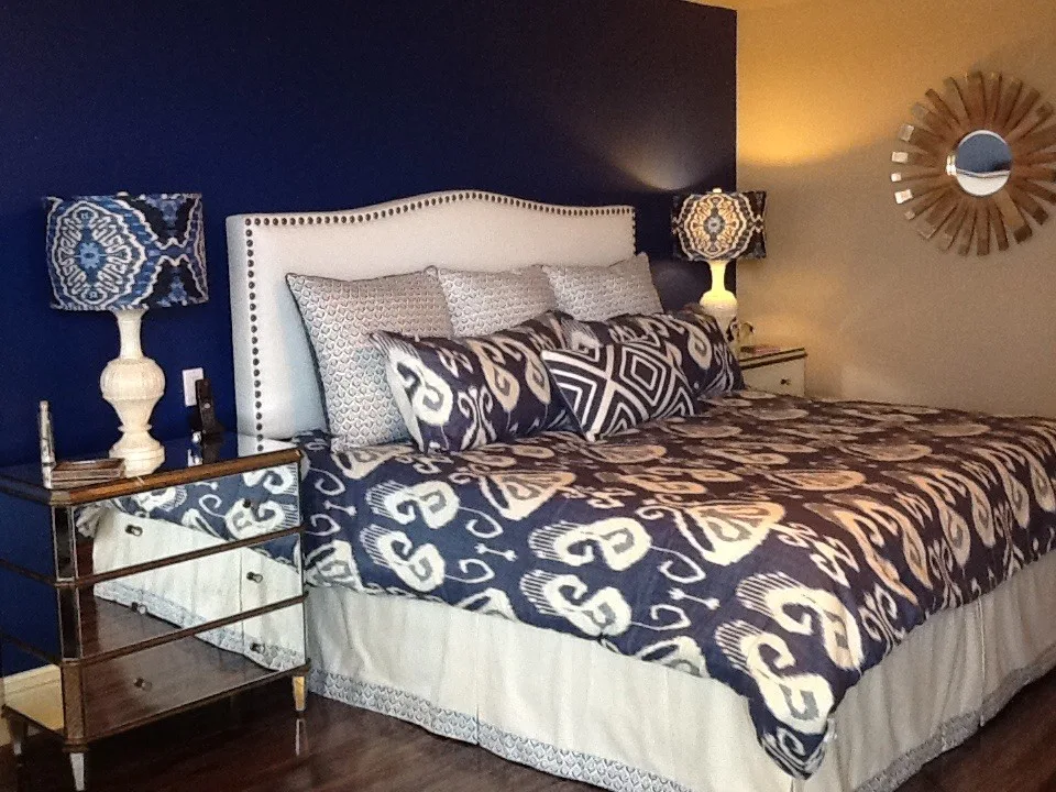 Seaside Bedroom in Navy and White by Mineral City - Photo 6