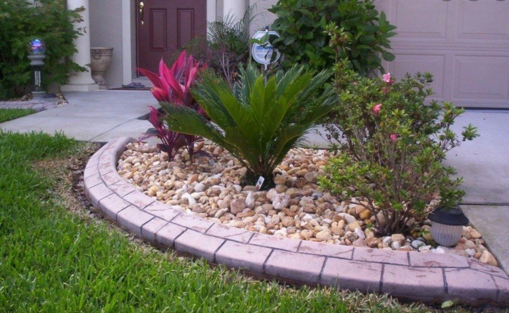 Rock flower bed by H&S Professional Lawncare And Property Maintenance - Photo 2