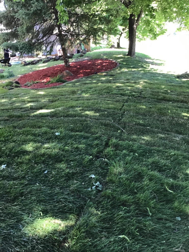 Sod layin and rebuilding flower bed by H&S Professional Lawncare And Property Maintenance - Photo 9