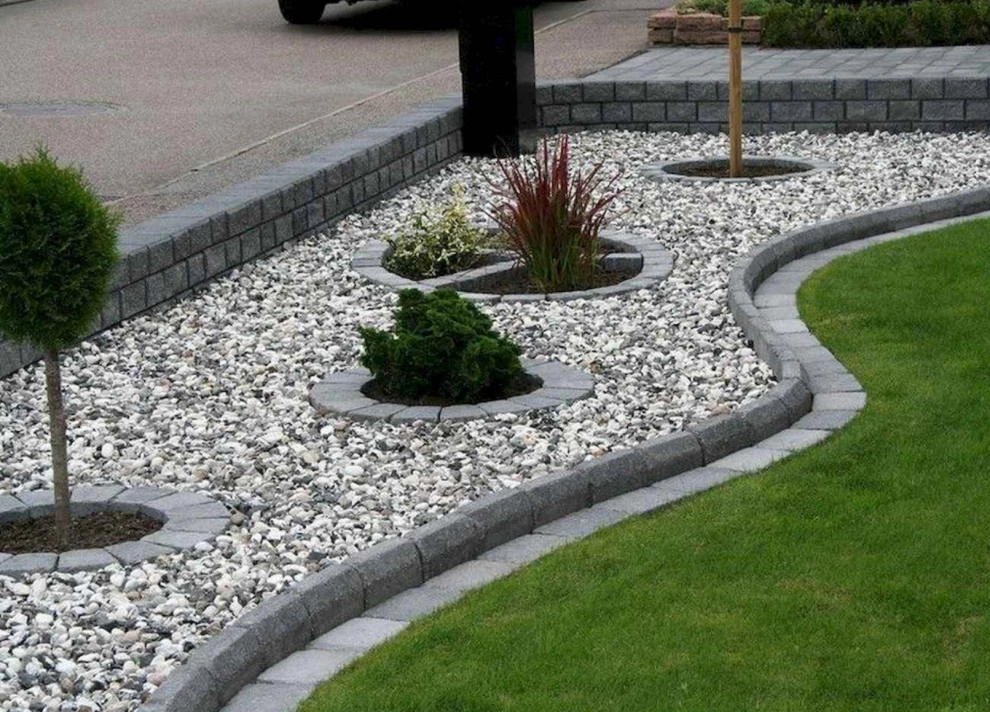 Rock flower bed by H&S Professional Lawncare And Property Maintenance - Photo 7